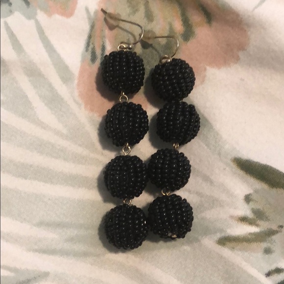 BaubleBar Jewelry - Baublebar Black Beaded Ball Drop earring BaubleBar Jewelry - Baublebar Black Beaded Ball Drop earring